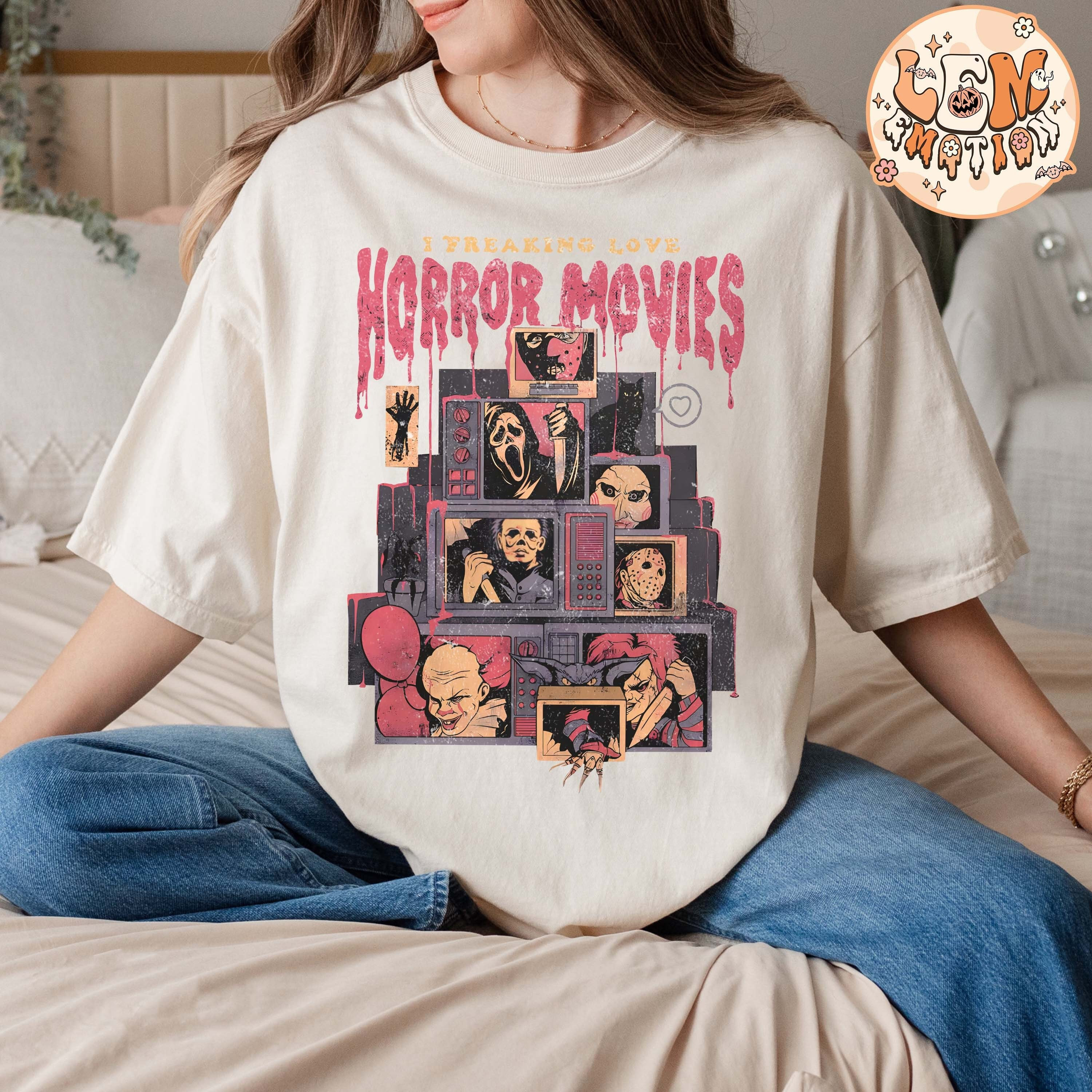 Retro Horror Movies Shirt, Halloween Shirt, Vintage 90s Halloween