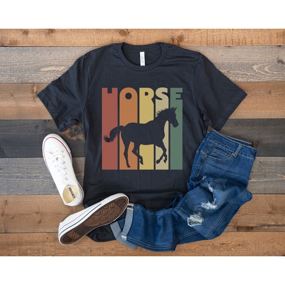Retro Horse T-Shirt, Equestrian Gift, Country Western Shirt