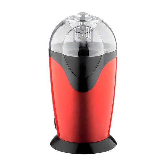 Retro Hot Air Popcorn Maker - 1200W Electric Oil-Free Popcorn Popper Machine with Measuring Cup & Removable Lid, Healthy Snack Maker for Home Movie Nights, Parties & Gifting, US Standard