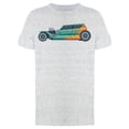 thumbnail image 1 of Retro Hot Rod Car T-Shirt Men -Image by Shutterstock, Male x-Large, 1 of 2