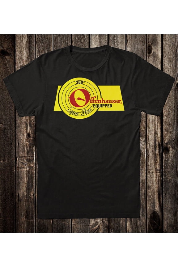 Retro Hot Rod Tee T Shirt Drag Race Racing Speed Shop Offenhauser Equa Flow