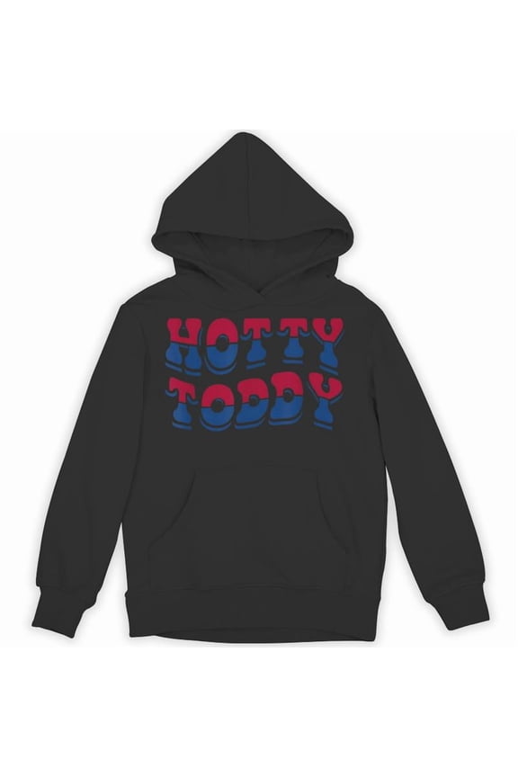 Retro Hotty Toddy Funny Sarcastic Quote Simple Text Graphic Statement Design Hoodie, for men & women, up to size 5XL