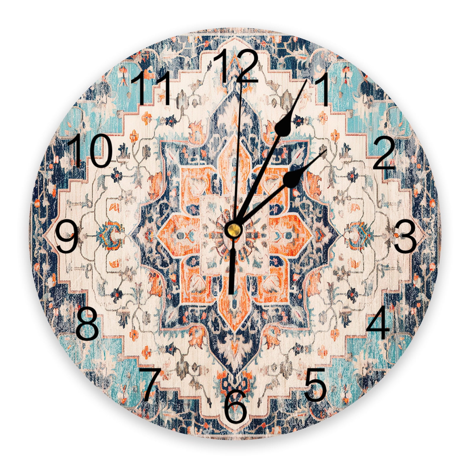 Retro House Mysterious Witch Magic Array Wall Clocks Silent Home Cafe ...