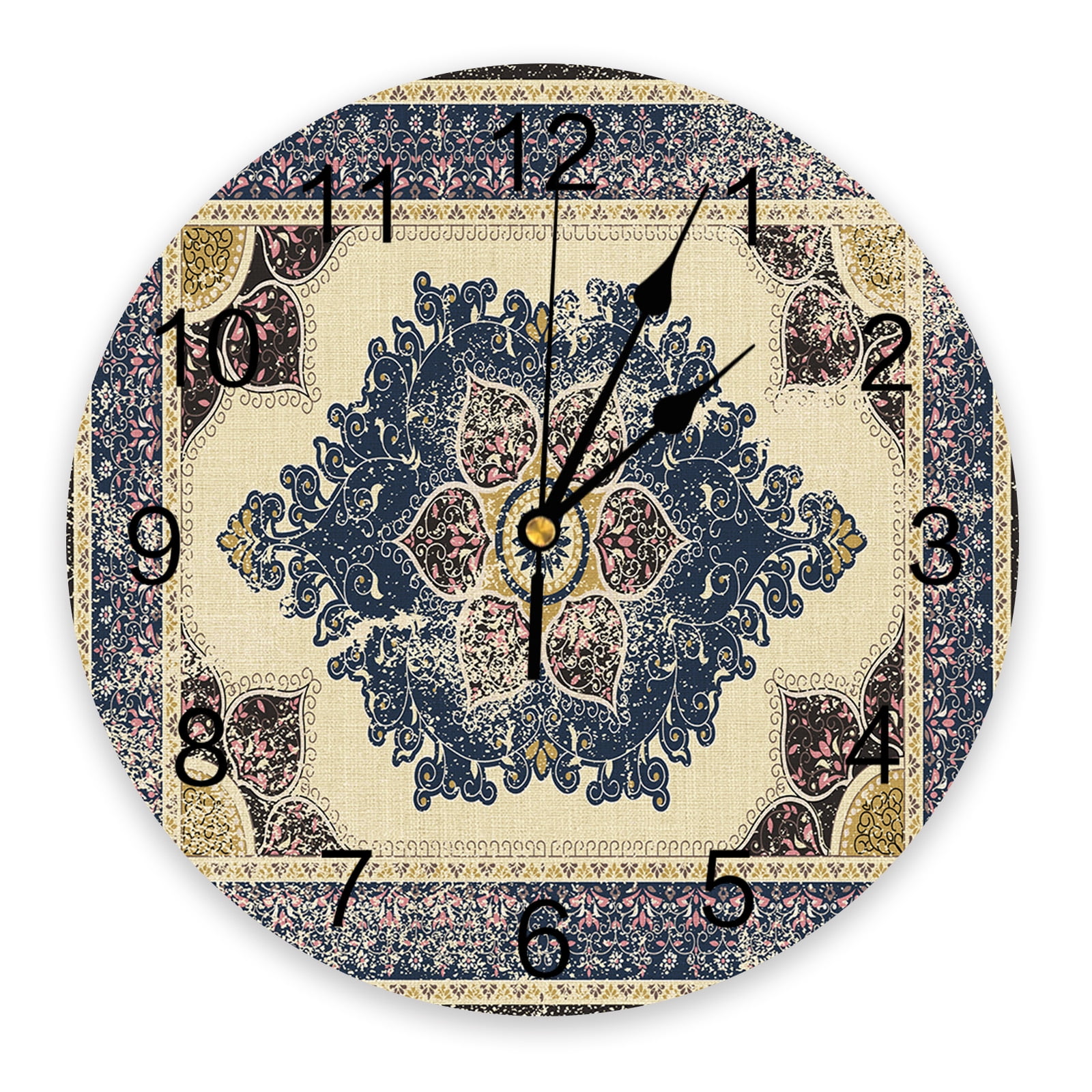 Retro House Mysterious Witch Magic Array Wall Clocks Silent Home Cafe ...