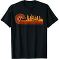 thumbnail image 1 of Retro Houston Cityscape - Houston TX Skyline T-Shirt Black 4X-Large, 1 of 4