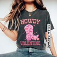 thumbnail image 1 of Retro Howdy Valentine Western Graphic T-Shirt, Vintage Valentines Day Shirt, Cowgirl Valentines Tee, Cute Western Valentines Shirt, Tee Sweatshirt All Size S-5XL, 1 of 5
