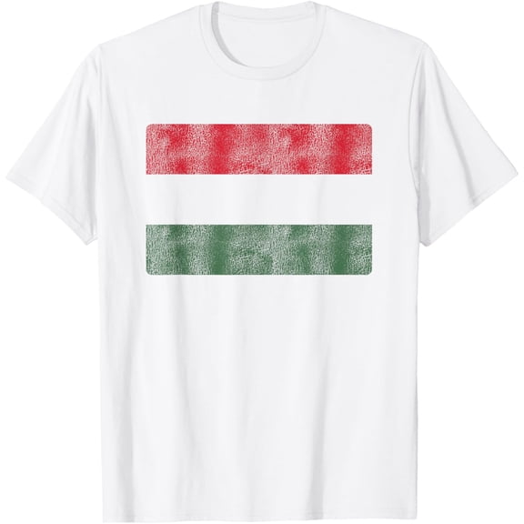 Retro Hungarian Flag of Hungary Souvenir Men Women Kids T-Shirt