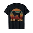thumbnail image 1 of Retro Husky Mom Gift Dog Mother Pet Siberian Huskies Mama T-Shirt, 1 of 5