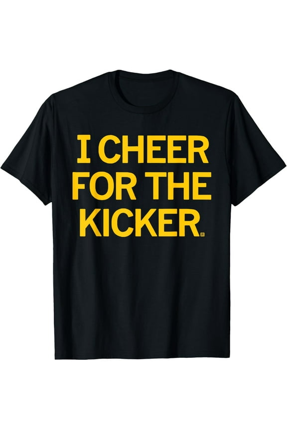 Retro I Cheer For The Kicker Football Cheerleaders Team Fan T-Shirt