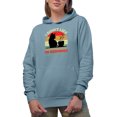 thumbnail image 1 of Retro I Don't Like Morning People or Mornings or People, Afternoon or Night Person, Light Blue Hooded Sweatshirt or Hoodie, Medium, 1 of 5