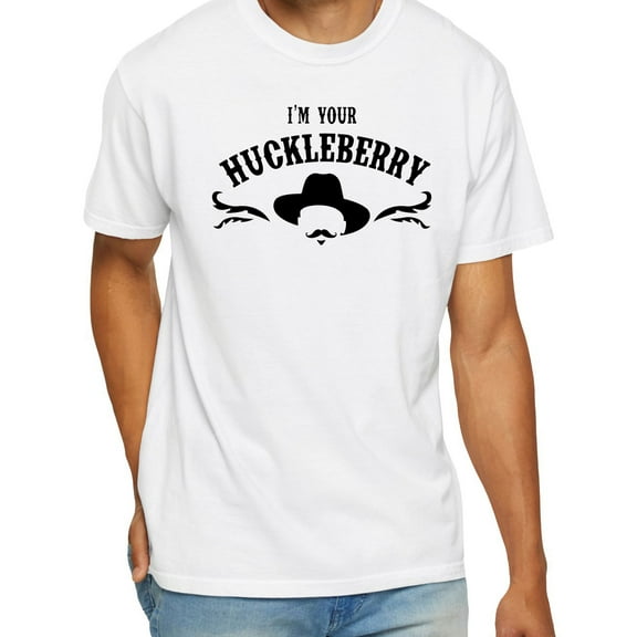 Retro I’m Your Huckleberry Print T-Shirt