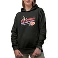 thumbnail image 1 of Retro I'm Yours No Refund, Sorry About That, Valentine's Day Gift, Black Hooded Sweatshirt or Hoodie, XL, 1 of 5