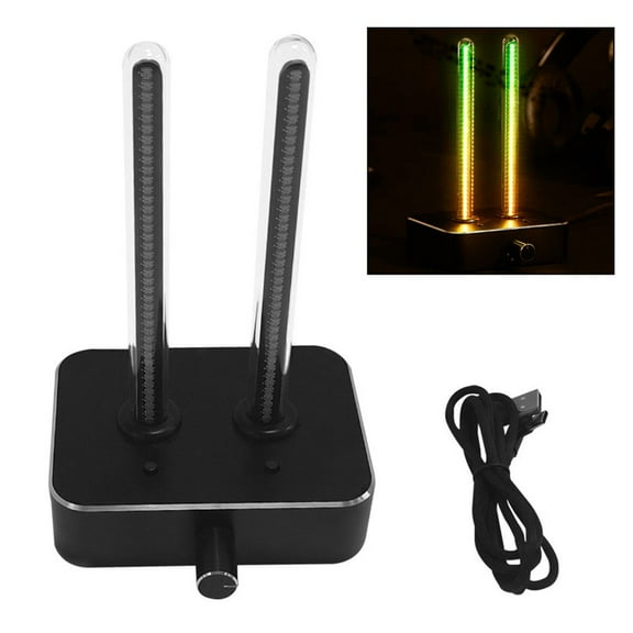Retro IN-9 Digital Tube Audio for SPECTRUM Analyzer with RGB LED Sound Level Meter for Cyberpunk Desktop Decor Music Rhythm Visualizer
