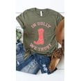thumbnail image 1 of Retro In Dolly We Trust Boot Graphic Tee T-Shirt PLUS, 1 of 8