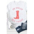 thumbnail image 1 of Retro In Dolly We Trust Boot Graphic Tee T-Shirt PLUS, 1 of 8