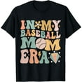 thumbnail image 1 of Retro In My Baseball Mom Era Funny Game Day Baseball Love T-Shirt, 1 of 3