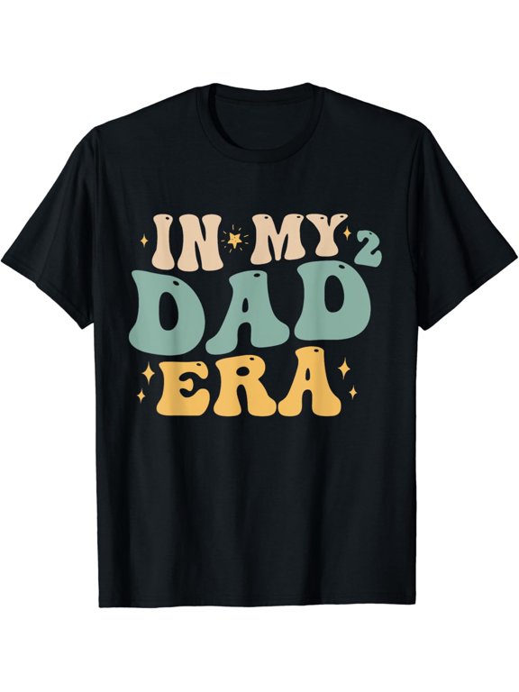 Retro In My Dad Era Squared Men's Graphic T-Shirt Funny Father's Day Gift Groovy Vintage Aesthetic Apparel