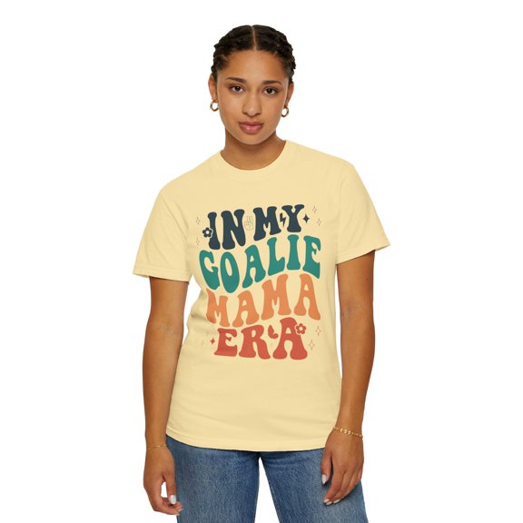 Retro In My Goalie Mama Era Comfort Colors Women's Shirt