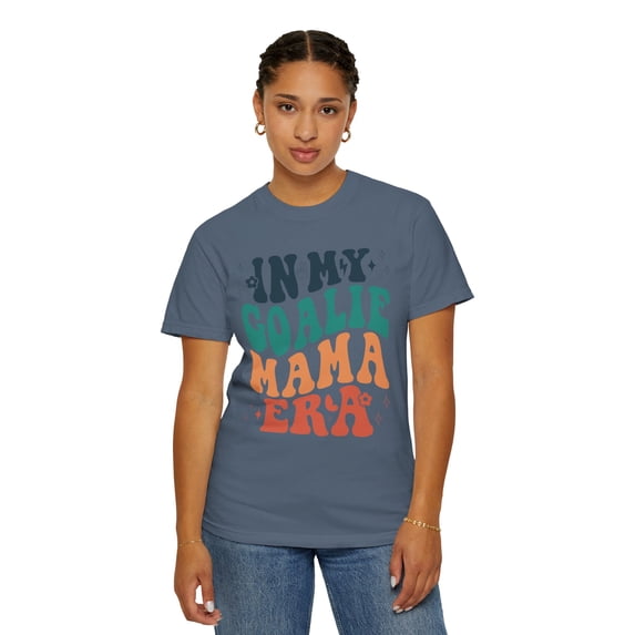 Retro In My Goalie Mama Era Comfort Colors Women's Shirt