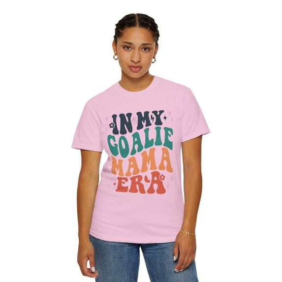 Retro In My Goalie Mama Era Comfort Colors Women's Shirt