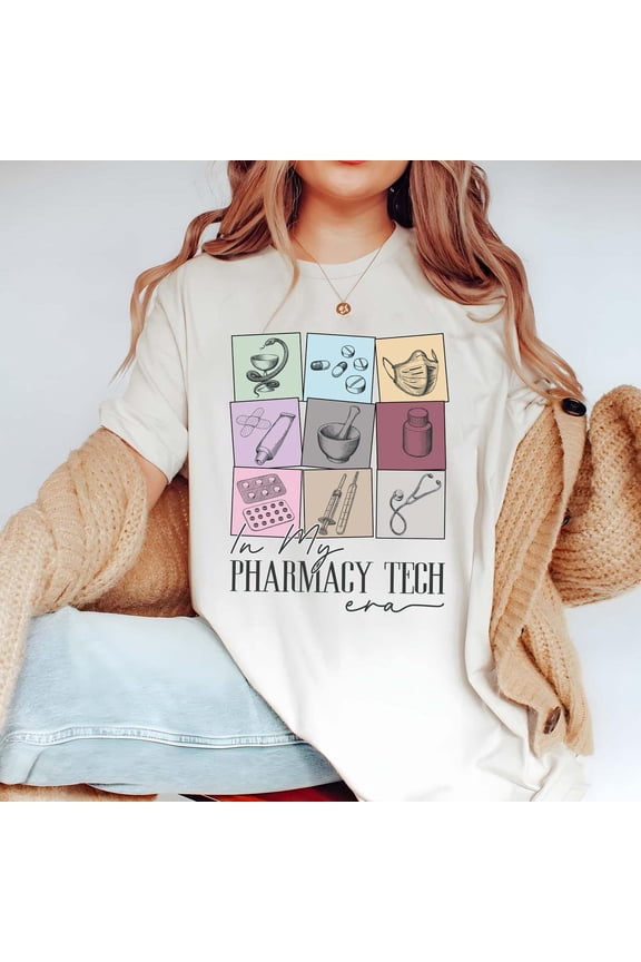 Retro In My Pharmacy Tech Era Shirt, Pharmacy Technician Shirt, Pharmacy Squad, Graduation Pharmacy Student
