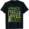 thumbnail image 1 of Retro In My Pickle Lover Era Groovy Canned Cucumber Pickle T-Shirt, 1 of 3
