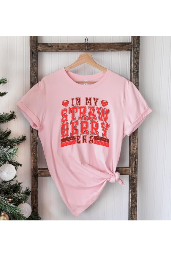 Retro In My Strawberry Era Shirt, Cute Strawberry Tshirt, Strawberry Festival Shirt, Botanical Garden Tshirt, Cottagecore Shirt All Size S-5XL