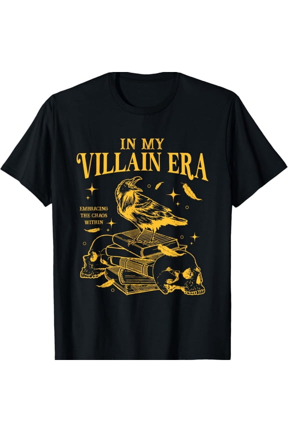 Retro In My Villain Era Morally Grey Books Club T-Shirt