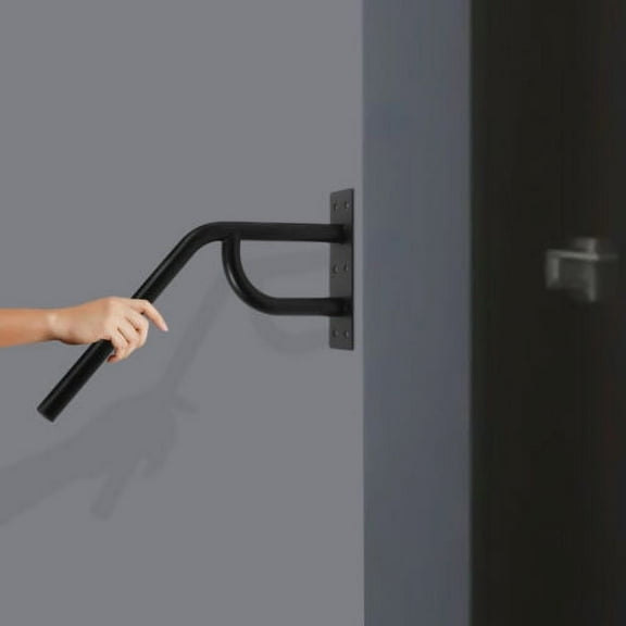 Retro In/Outdoor Handrails Wall Mount Metal, Garage Railing Grab Bars For Elder