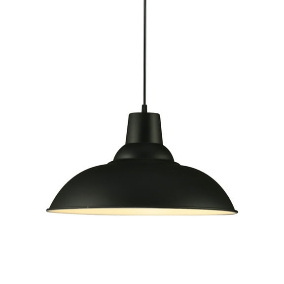 Retro Industrial Pendant Lamp for Over Kitchen Island, Simple Rustic Pendant Light Fixture for Dining Table, Vintage Metal Farmhouse Hanging Lamp, Single Pendant Lighting Ceiling Chandelier