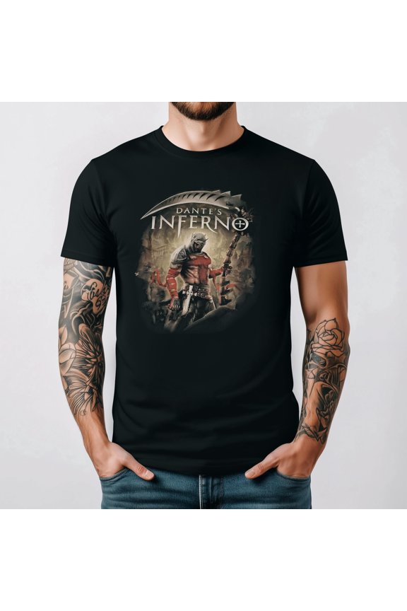 Retro Inferno Fire Gaming Tribute Casual Style Unisex T-Shirt up to 5XL