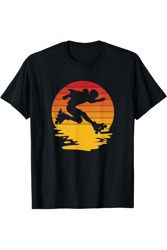Retro Inline Skating Rollerblading T-Shirt