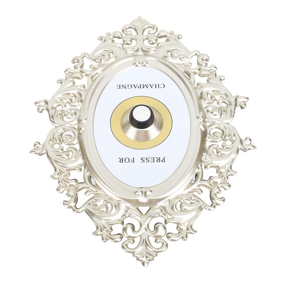 Retro Iron Press Button Door Bell for Parties, Holidays, Home Decor