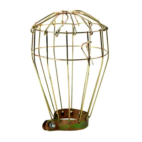 Retro Iron Wire Protective Cover For Pendant Lights Industrial Design Metal Cage Bulb Guard Safe For Home And Commercial Use