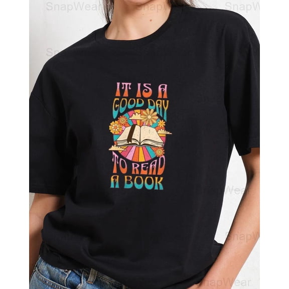 Retro It's Good Day To Read Book Funny Librarian Bookworm Bibliophile T-Shirt, SW, Hoodie Unisex, up to 5XL