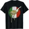 thumbnail image 1 of Retro Italian Flag Italy Spaghetti Italia Pasta Men Women T-Shirt, 1 of 3