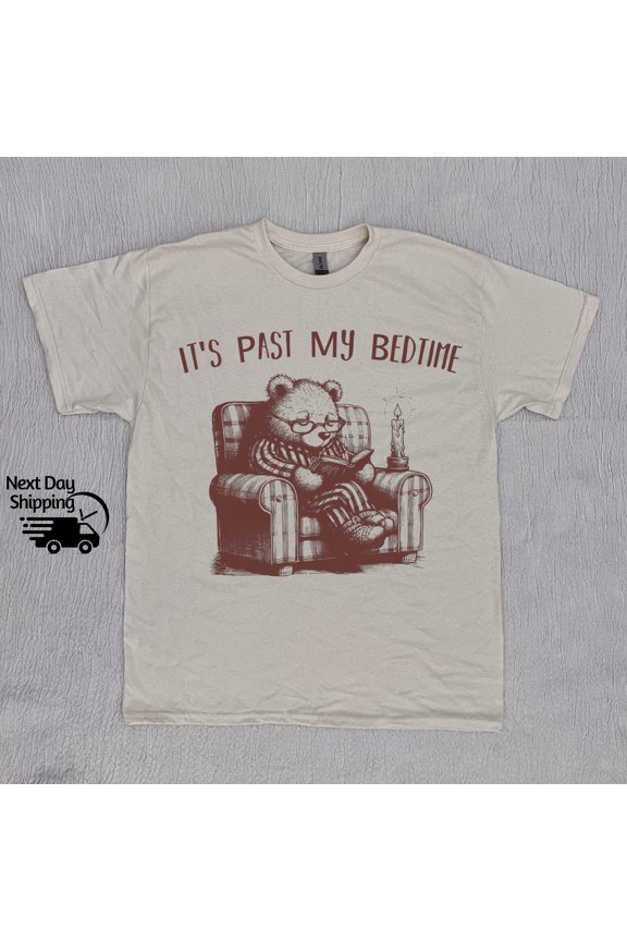 Retro Its Pat My Bedtime Sleepy Bear Funny 90s Graphic Shirt, Bear Meme T-shirt, Shirt, Fu
