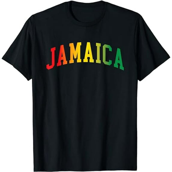 Retro Jamaica Reggae Vintage Jamaican Men Womens Souvenir T-Shirt