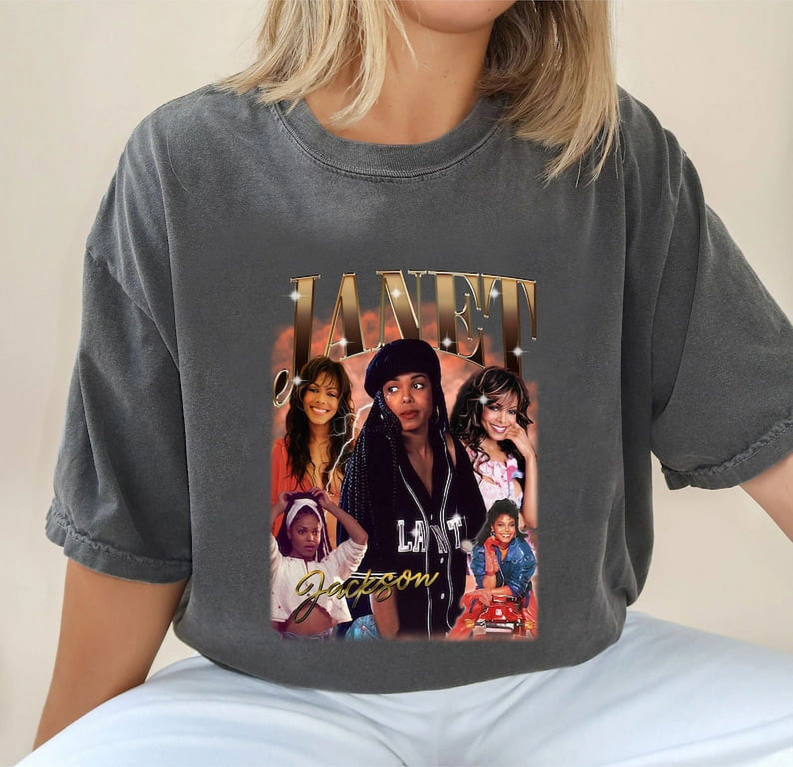 Retro Janet Jackson Shirt, Janet Jackson Rock Style Bootleg Tee, Janet ...