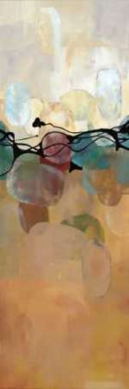 Retro Jewels III Canvas Art - Laurie Maitland (12 x 36)