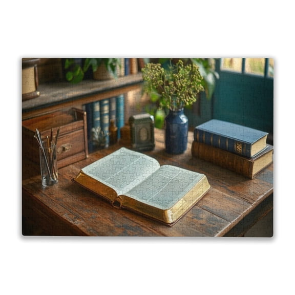 Retro Jigsaw Puzzle 500 Pieces For Adults - Biblical Analogy Suitable For Those Who Like Challenging Family Leisure And Entertainment Toys