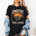 thumbnail image 1 of Retro Jimothy Raccoon Shirt, Funny Seattle Meme Legend, Feral Animal Tee Multicolor, 1 of 4