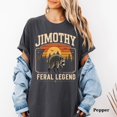 thumbnail image 1 of Retro Jimothy Raccoon Shirt, Funny Seattle Meme Legend, Feral Animal Tee, 1 of 6