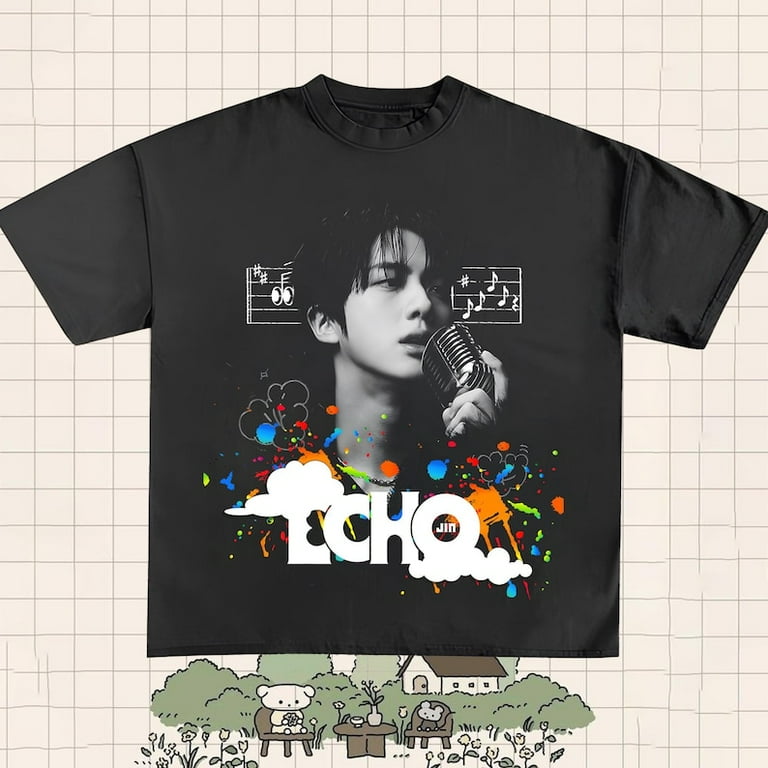 Retro Jin Echo Tracklist Shirt, Kim Seokjin Sweatshirt, Jin Tour