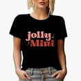 thumbnail image 1 of Retro Jolly Mini Magical Holiday Season Gift Idea, Black T-Shirt, Small, 1 of 5