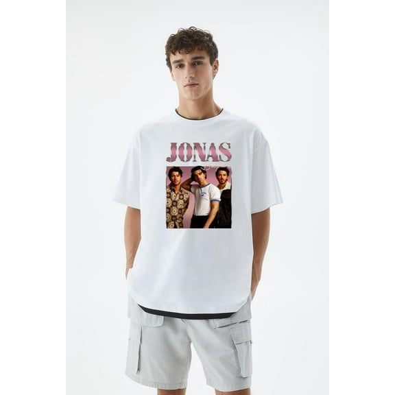Retro Jonas Brothers Concert Print Pop Music Fan T-Shirt, for men & women, up to size 5XL