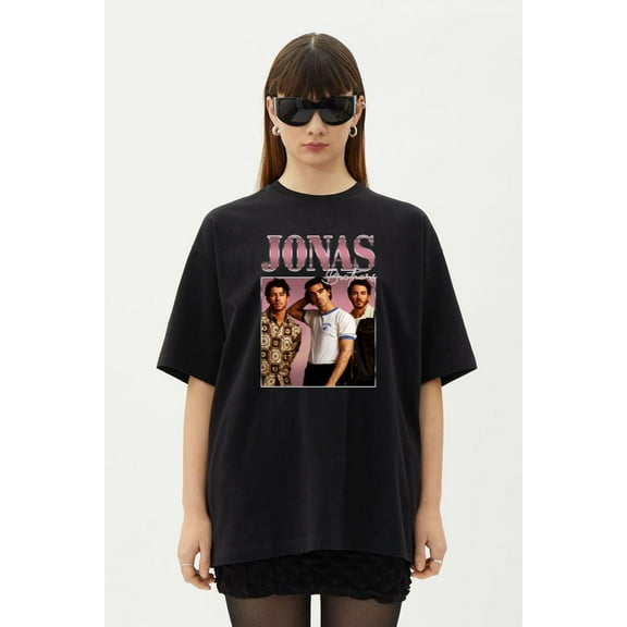 Retro Jonas Brothers Concert Print Pop Music Fan T-Shirt, for men & women, up to size 5XL