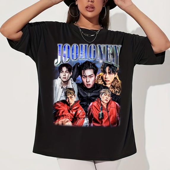 Retro Joohoney Monstax Graphic T-Shirt, N the Front Tee