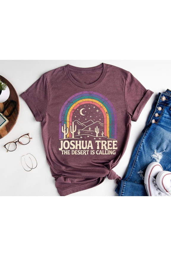 Retro Joshua Tree T-Shirt: Desert Graphic Tee, Hiking Gift SWEATSHIRT All Size S-5XL