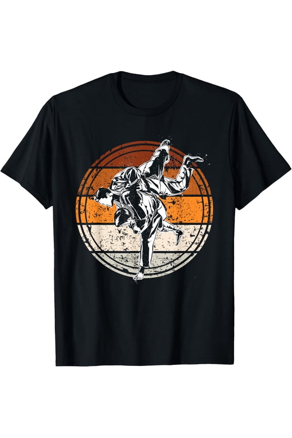 Retro Judoist Gift Japan Combat Sports Athlete Judoka Judo T-Shirt